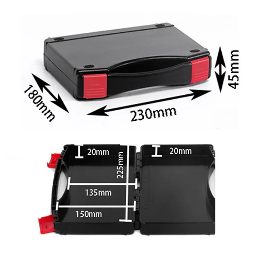 Caja de herramientas de plástico, equipo de seguridad, caja de instrumentos, caja de herramientas seca portátil, cajas de almacenamiento de