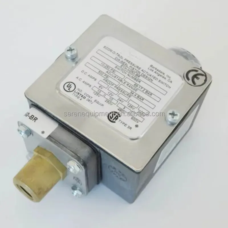 Interruptores de Presión Econ-O-Trol Serie E1H-H250 E1S de Barksdale 2026