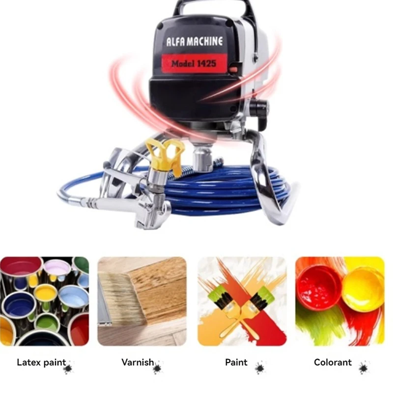 Macchina a spruzzo portatile leggera per piastrelle in acciaio Color lattice multifunzionale per uso domestico