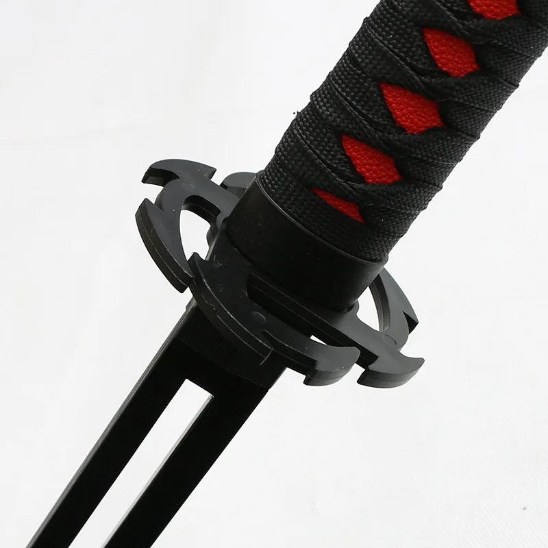 80 センチメートル/31.5 インチブリーチアニメ剣竹黒崎一護刀コスプレモデル小道具革カバー付きボーイフレンドギフト装飾品おもちゃ