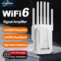 AX3000 WiFi 6 Repeater Wireless Router Dual Band 2.4G/5GHz Wi-Fi 6 Home Signal Amplifier Long Range Network Wifi Range Extender