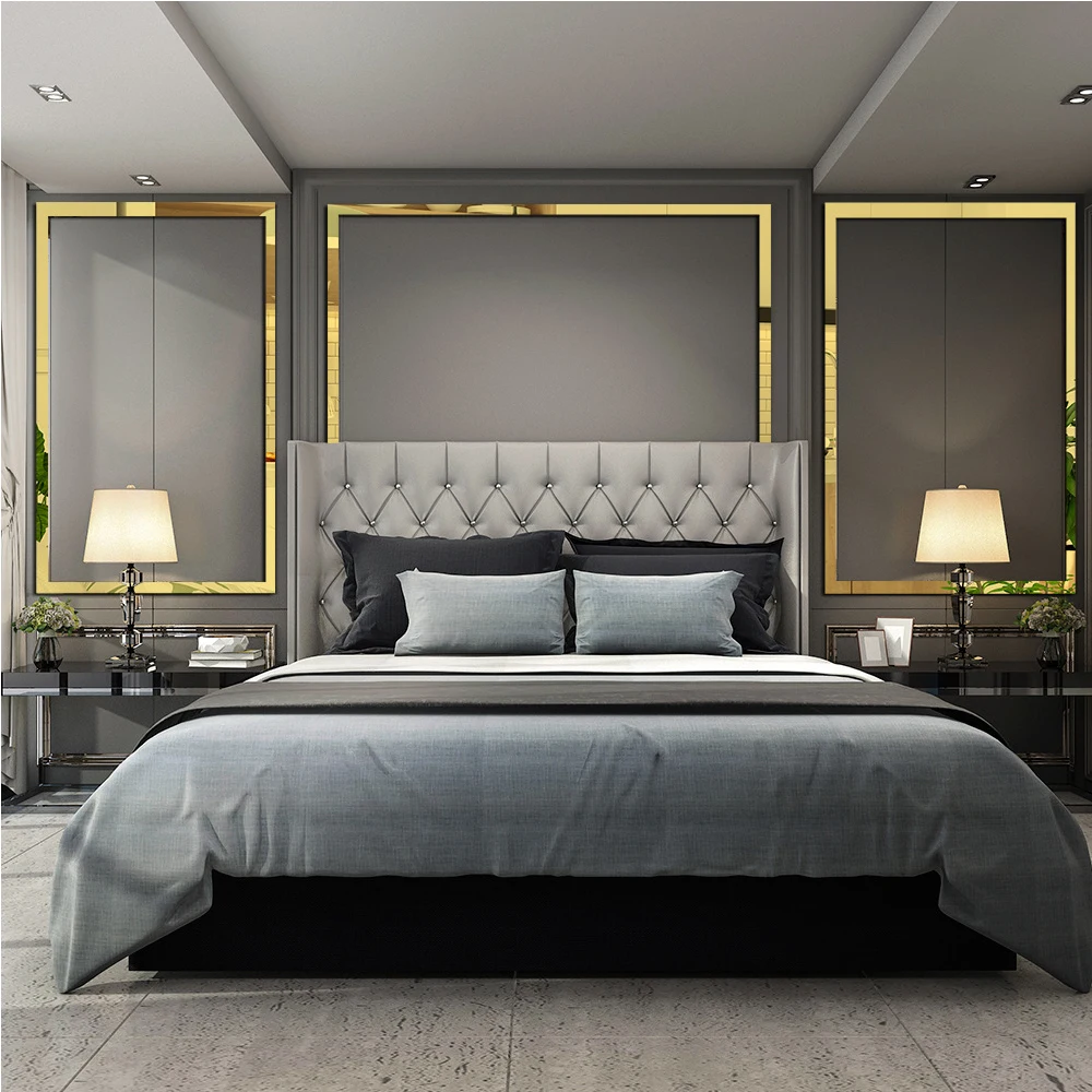 10/20pcs DIY Mirror Sticker Ceiling Waist Line Acrylic TV Background Wall Stickers for Room Art Home Decor Adesivo De Parede