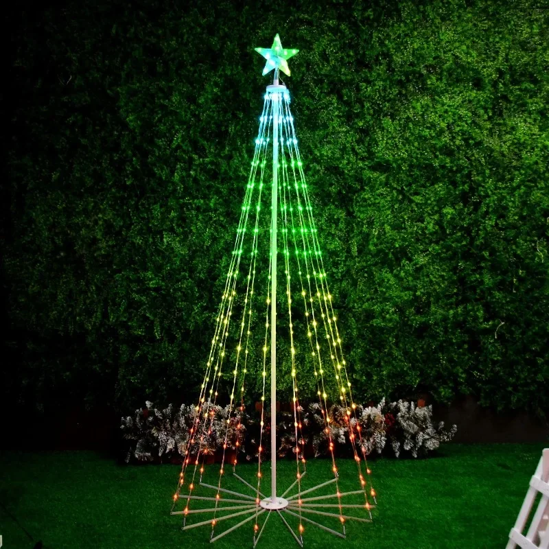 Christmas Lights Christmas Tree Holiday Lighting Decorative Led Top Star Lights 5V Ce Rohs 1.2M 1.5M 1.8M Cone Tree