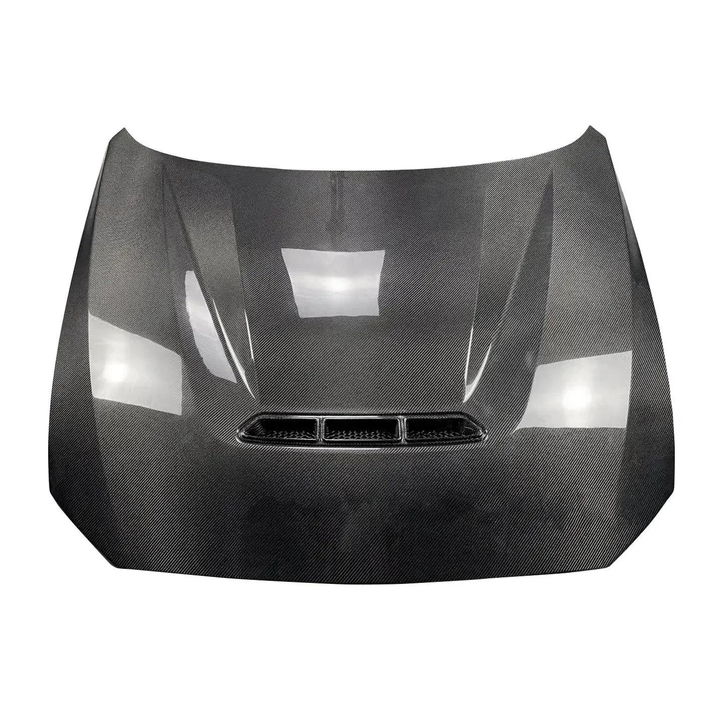 أجزاء تجديد السيارات غطاء محرك السيارة الأمامي من ألياف الكربون الحقيقية لسيارات Bmw F22 2 Series F87 M2 CS أغطية محرك من ألياف الكربون