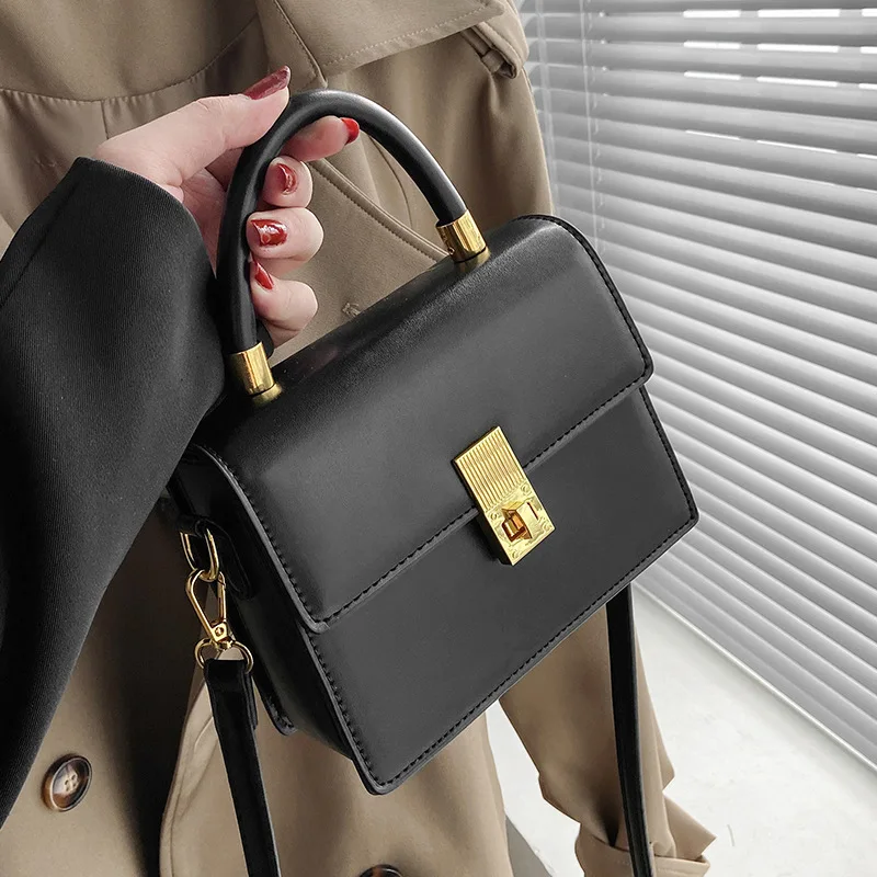 Luxury PU Leather Crossbody Bags with Short Handles for Women 2023 Nerw Fashion Ladies Shoulder Bag Handbags and Purses