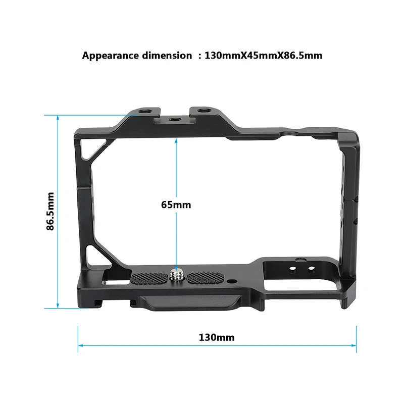 HDRIG Camera Cage Armor Rig Full Frame Form-fitting With Top Shoe Mount  Quick Release Plate Cage Rig Kit   For Sony ZVE10
