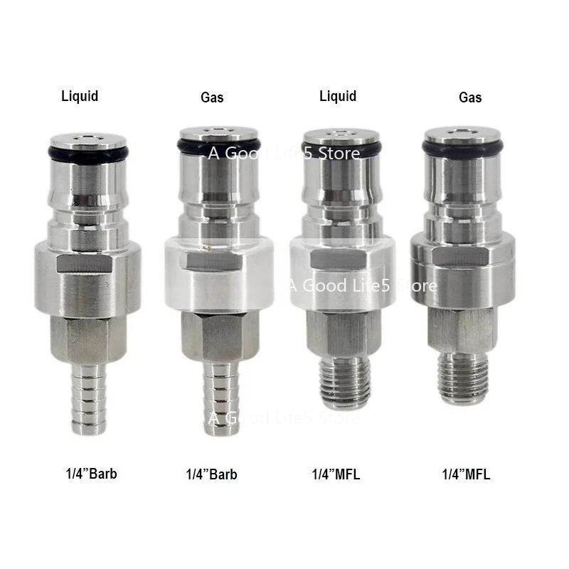 

Applicable To 1/4 "Barb (1/4" MFL) Ball Lock Disconnect