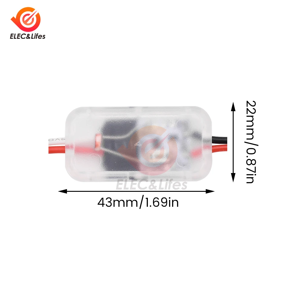 Light Sensor Switch Automatic Auto on Off Photocell Street Light Switch DC 3.7V 5V 12V 24V 5A Photo Control Photoswitch Sensor