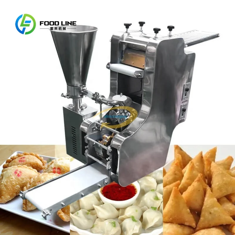 

Customized Small Automatic Dumpling Machine Folding Prawn Dumplings Empanada Samosa Maker Retail Use