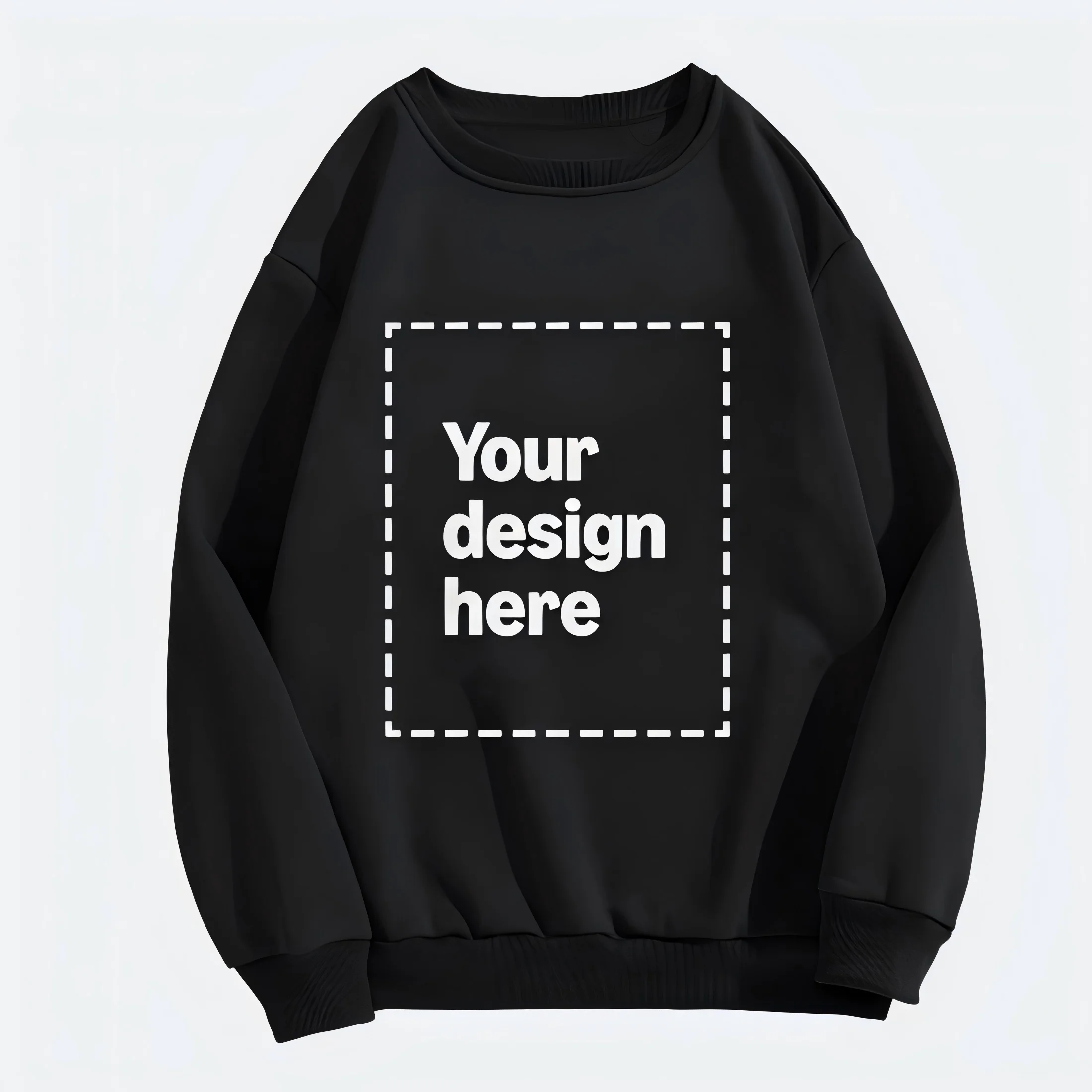 

Personalized Custom Crewneck Sweatshirt for Men & Women | Support Front/Back/Double-Sided Print, No Minimum Order