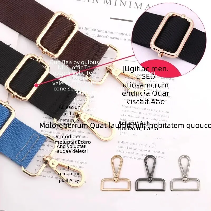 Bag Strap Handbag Belt Wide Shoulder Bag Strap Replacement Strap Accessory Bag Part Adjustable Belt For Bags 130cm