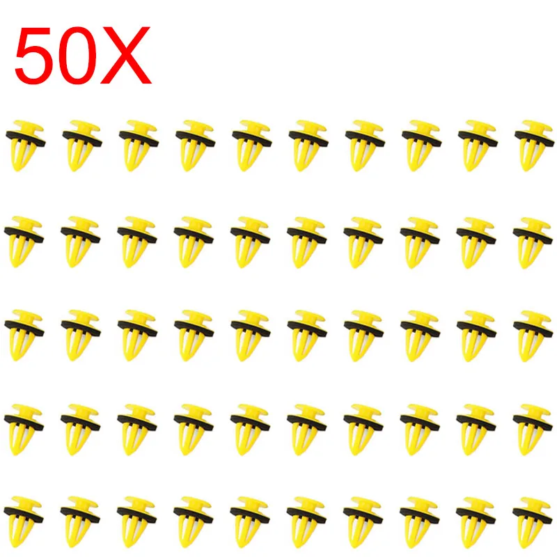 

50X автомобильные дверные панели, крепежные зажимы для Vw, для Nissan, Renault, Ford, Audi, Land, для Buick, для Chevrolet