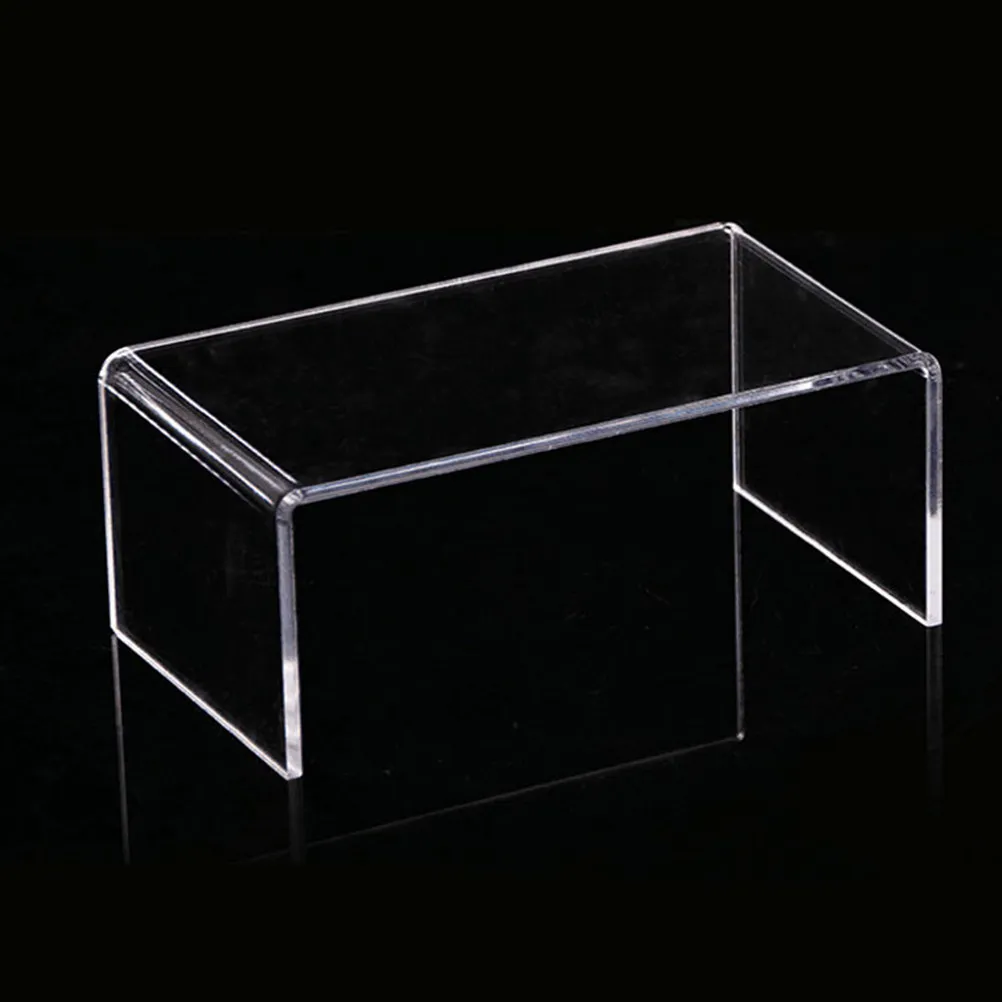 3Pcs Shoe Display Shelves Acrylic Clear Storage Rack U Shaped Showcase Stand for Cosmetics Makeup Organizer Acrylic Display