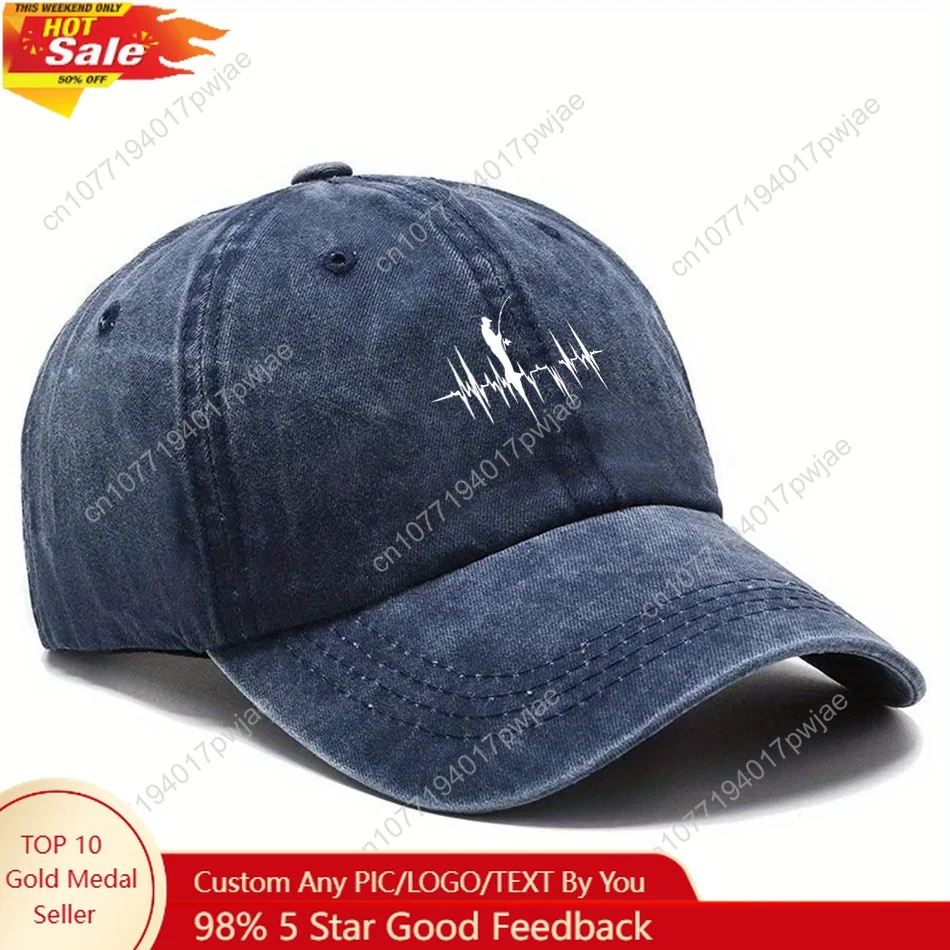 قبعة بيسبول كلاسيكية بنمط صيد صامت، قبعة خفيفة الوزن مناسبة لصيد الأسماك في الهواء الطلق. #1