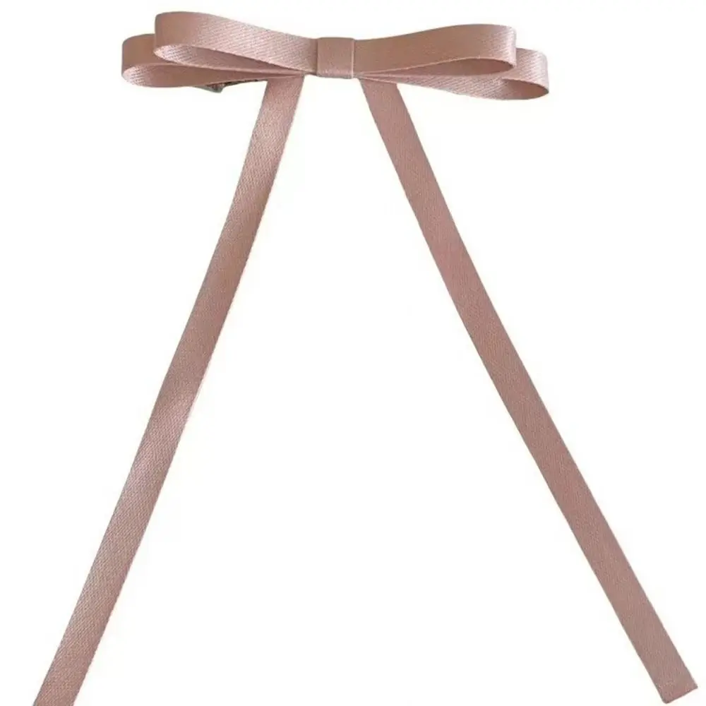 Ribbon Balletcore Bow Hairpin Cute Barrettes Bowknot Ballet Style Hair Clip Korean Style Headwear Y2k Student
