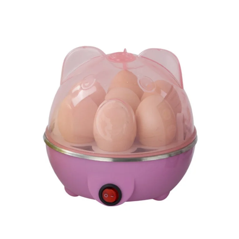 Hervidor de huevos eléctrico multifuncional, vaporizador, capacidad para 7 huevos, máquina de desayuno con función de apagado automático