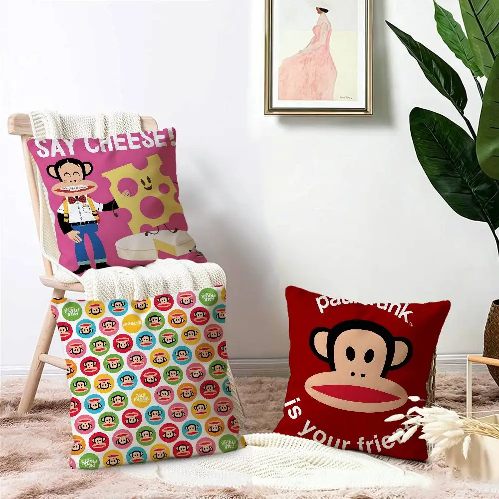 Logo P-Pauls F-Frank Pillow Gift Home Office Decoration Bedroom Sofa Car Cushion Cover case 45x45