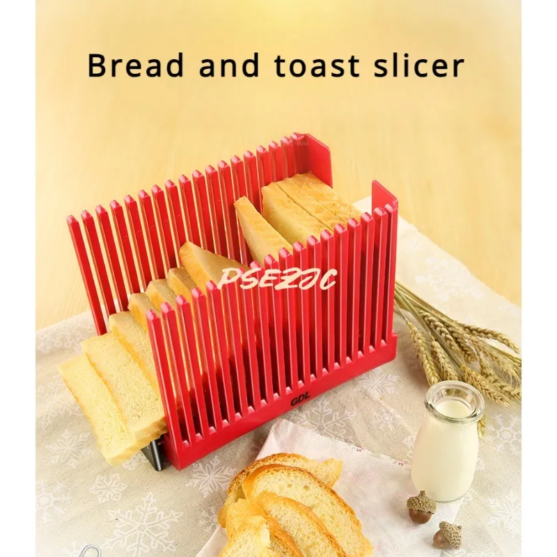 Portable Bread and Toast Slicer in The Kitchen Square Bag Slicer Toast Slicer Assistant Baking Tool