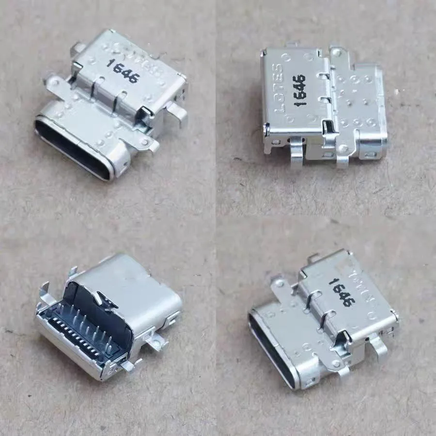 Suitable for Lenovo and ASUS Laptops, Type-C 24-Pin USB3.1 Power Interface Charging Connector Tail Plug, Repair Parts
