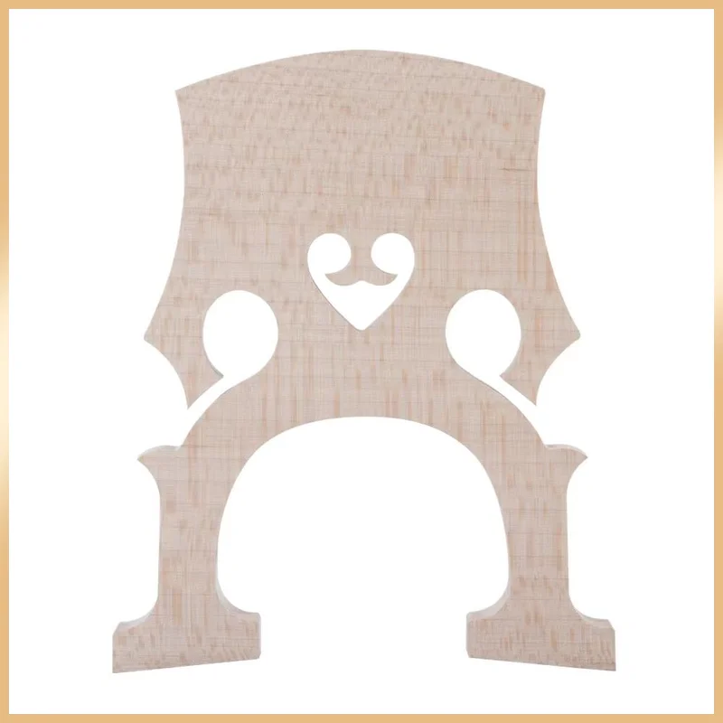 5pcs Cello Bridge Professional Cello Bridges For 4/4 3/4 1/2 1/4 1/8 Belgium Style Grade A Maple Wood French Style Cello Parts