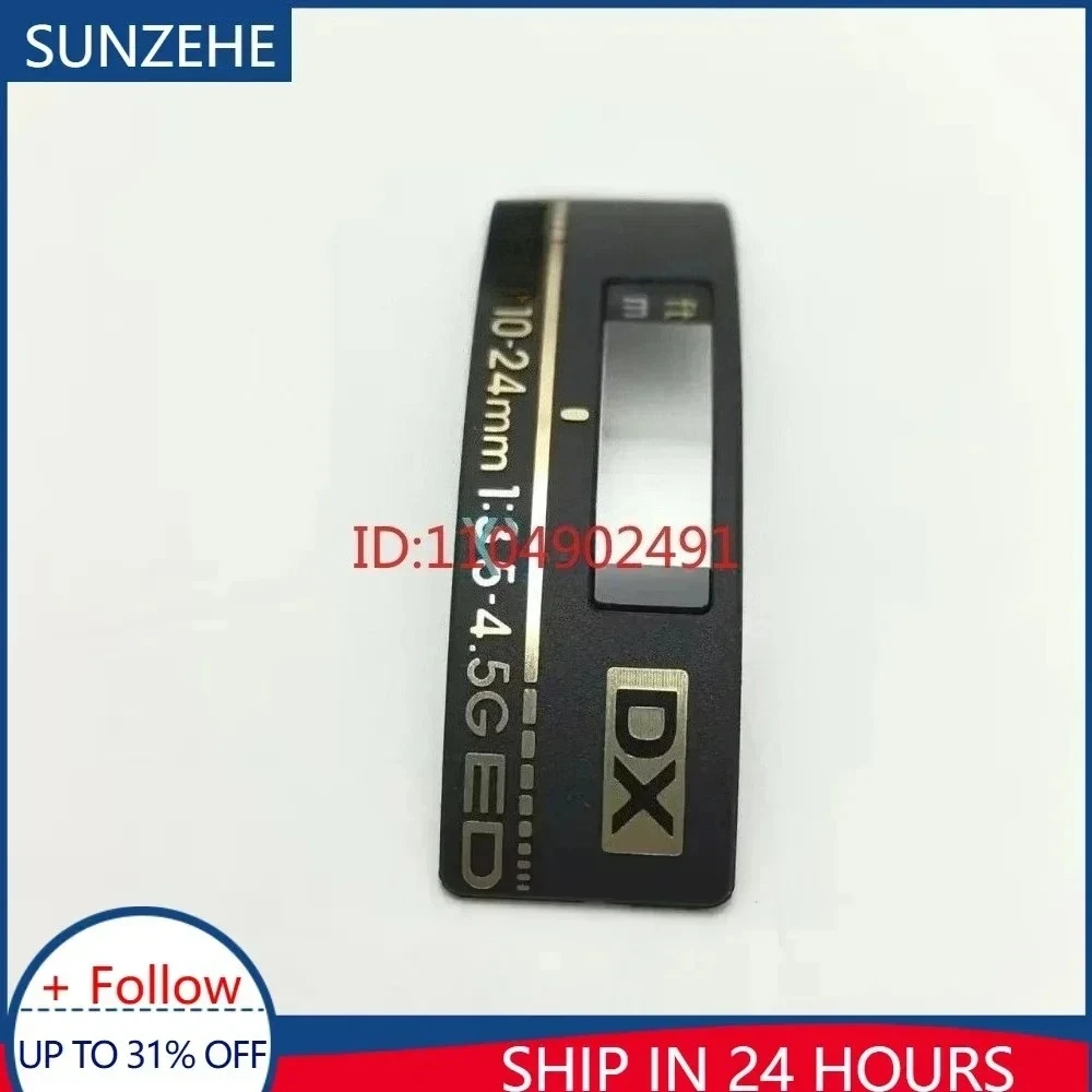 New for Nikon AF-S DX 10-24mm F/3.5-4.5G ED for NIKKOR 10-24 mm F3.5-4.5 G Label Sign Nameplate Lens Logo Tag Camera Repair Part