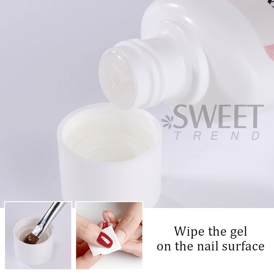 1 bottle Nail Degreaser Liquid Surface Sticky Layer Gel Polish Excess Remover Acetone Nail Extension Auxiliary Nail Cleaner Plus view 3