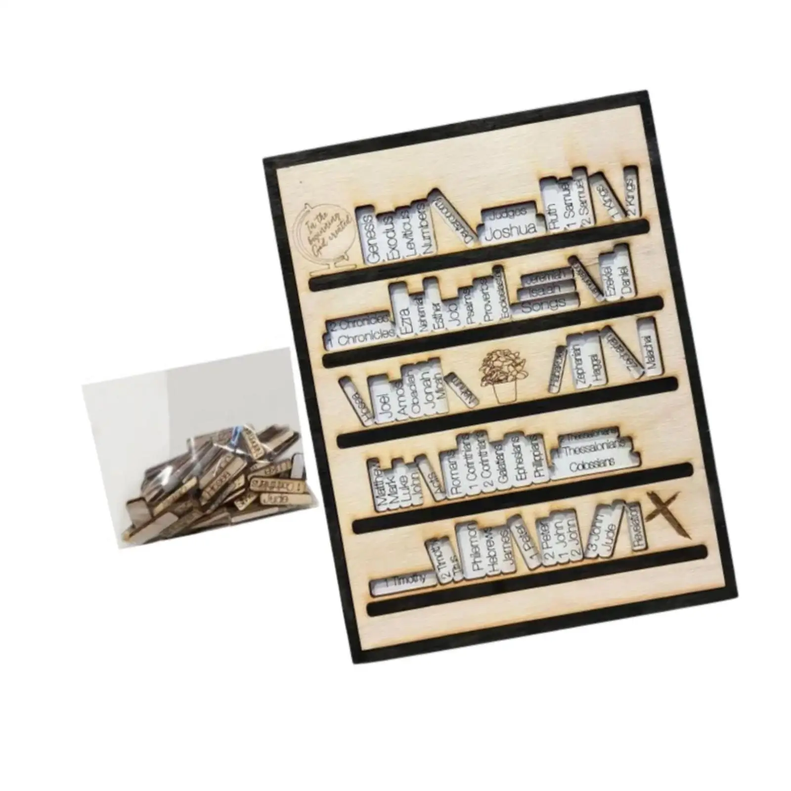 

Декоративный центральный элемент для отслеживания чтения Библии, украшение для дома, религиозное искусство, украшение для книжной полки для читателей и взрослых