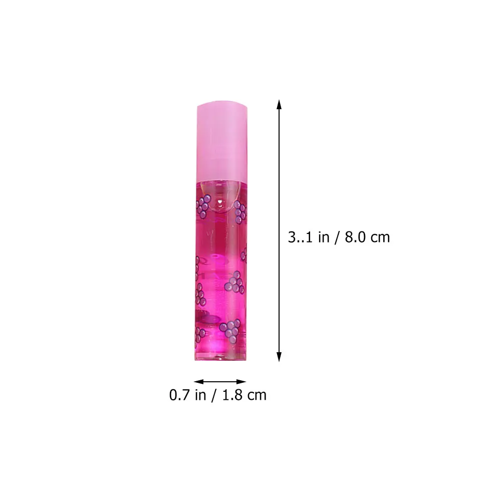 

12pcs Transparent Lip Gloss Fruit Liquid Moisturizing Lipsticks Protector for Woman Lightweight Portable Delicate