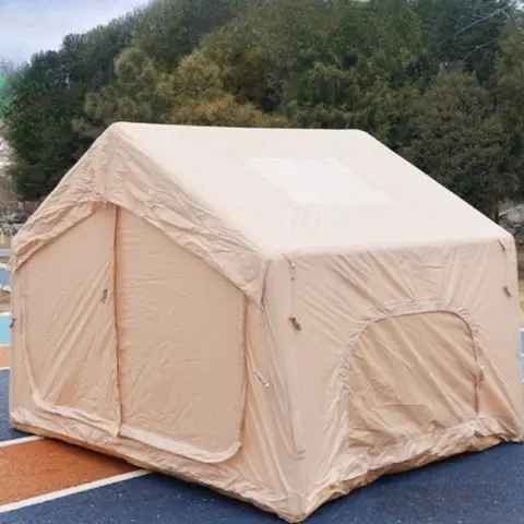 Tenda gonfiabile impermeabile per esterni Tenda pieghevole portatile per famiglia Glamping Tenda con zanzariera Natura Escursione Spiaggia Tende da campeggio turistiche