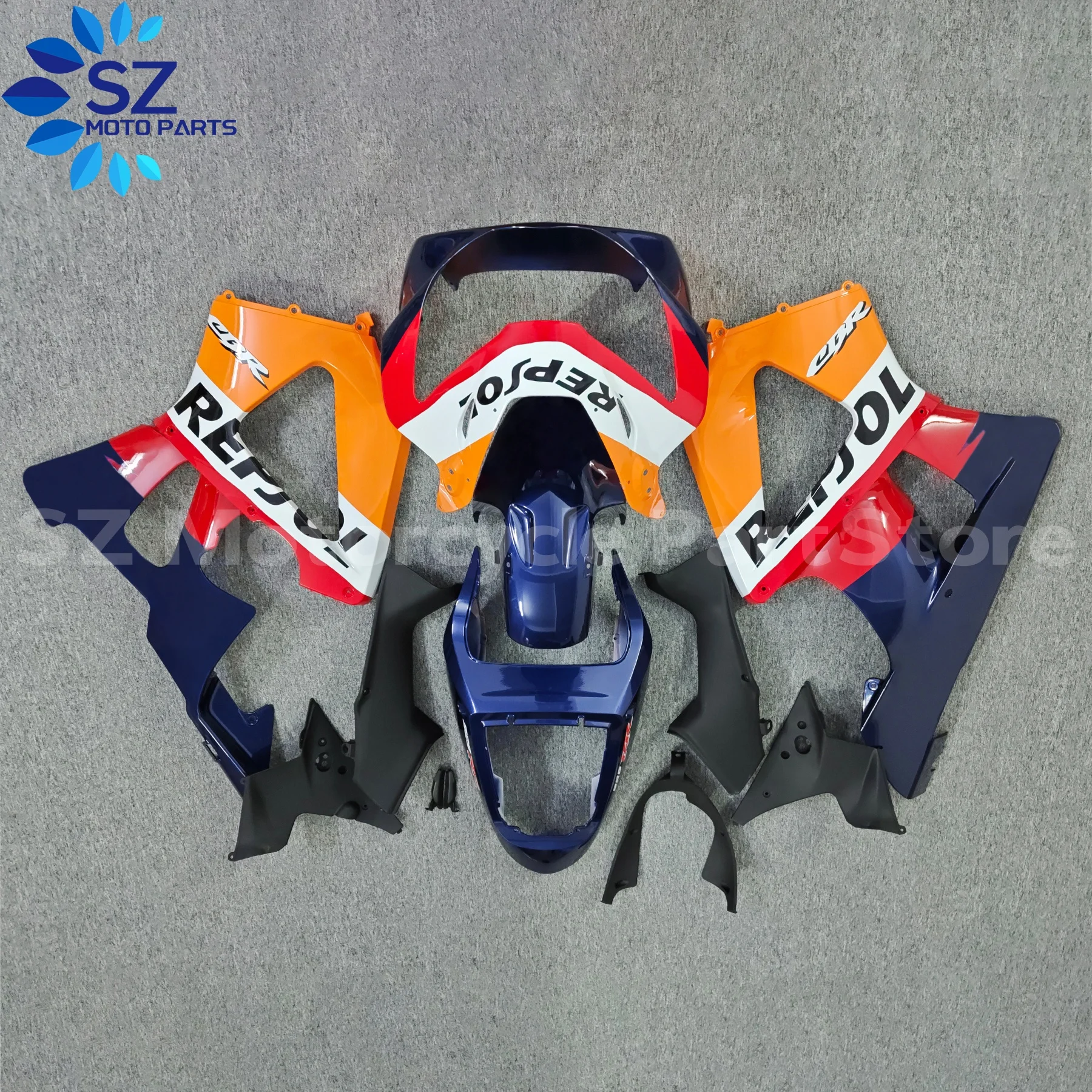 

New ABS Motorcycle Fairings Kits fit for HONDA CBR900RR CBR929RR 929 2000 2001 CBR929 00 01 bodywork full fairing kit Plastic