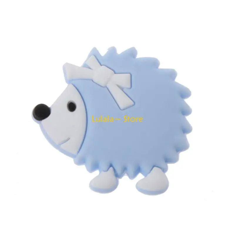 

Y4QA Sensory Chew Beads Teething Hedgehog Durable Teether Montessori Beads