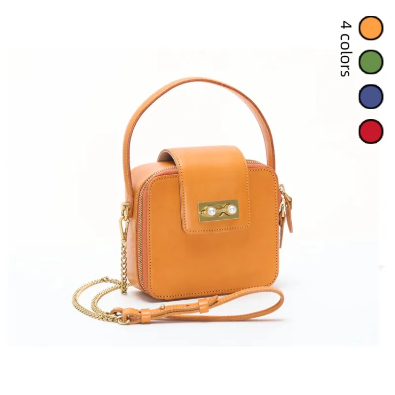 

Exquisite Small All-match Leisure Square Handbag Sweet Color Design Popular Outdoor Shooting Photo Crossbody Bags Korean Bag