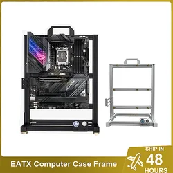 Eatx-PC用のアルミニウム製収納ケース,ゲーム用の大容量のオープンケース,クリエイティブなデザイン,水冷式PC