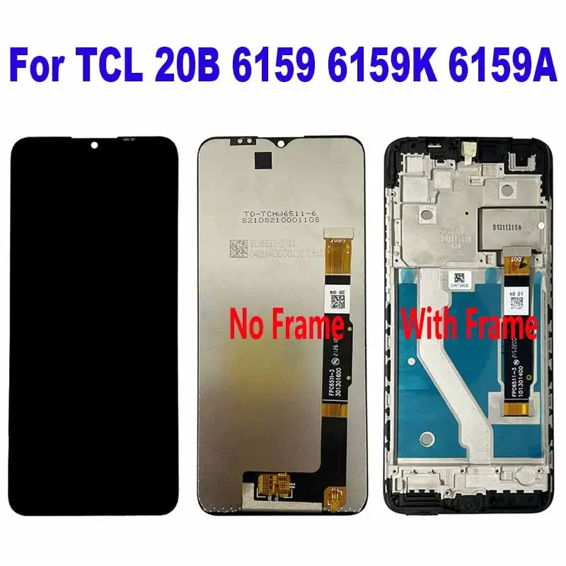 For TCL 20B 6159 6159K 6159A LCD Display Touch Screen Digitizer Assembly For TCL 20 B Replacement Accessory