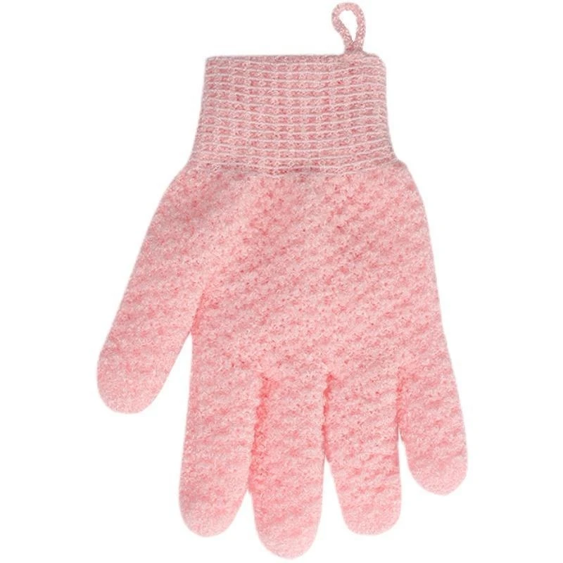 Toalla para frotar, guantes de ducha de cinco dedos, herramientas de ducha de barro esmerilado, toalla de ducha esmerilada, herramienta de fregado, guantes de ducha, 1 ud.