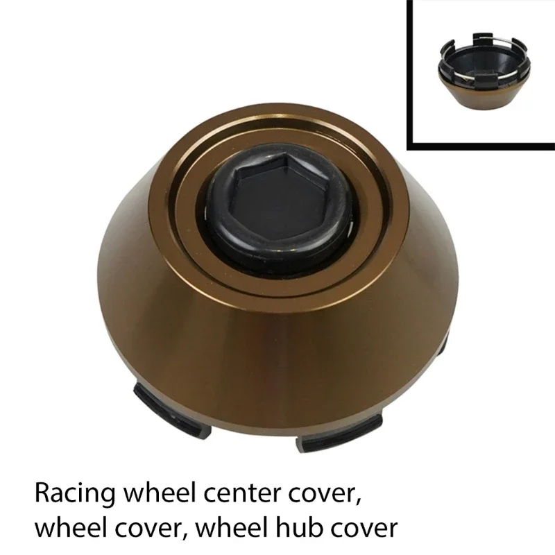 61mm Vehicle Hub Cover, Enhances Durability and Corrosion Resistance Suitable for CE28 SE37 TE37 Daily Driving&Car Shows