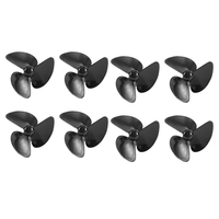 Propeller Set For Flytec 2011-5 Fishing Tool Bait Boat Fish Finder Ship Part Positive & Reverse Propeller,8 Pcs