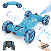 4WD RC Stunt Car Toys Remote Control Car 360° Rotating Climbing Car Gesture Radio Remote Control Spray Stunt Car Birthday Gift