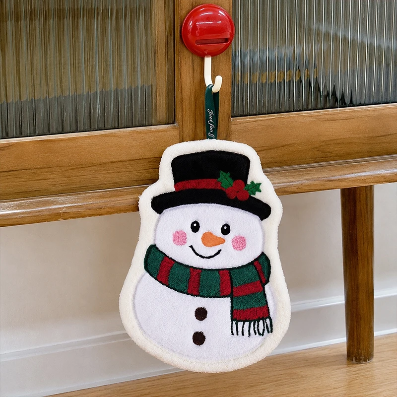 Christmas Santa Claus Hand Towels for Kitchen