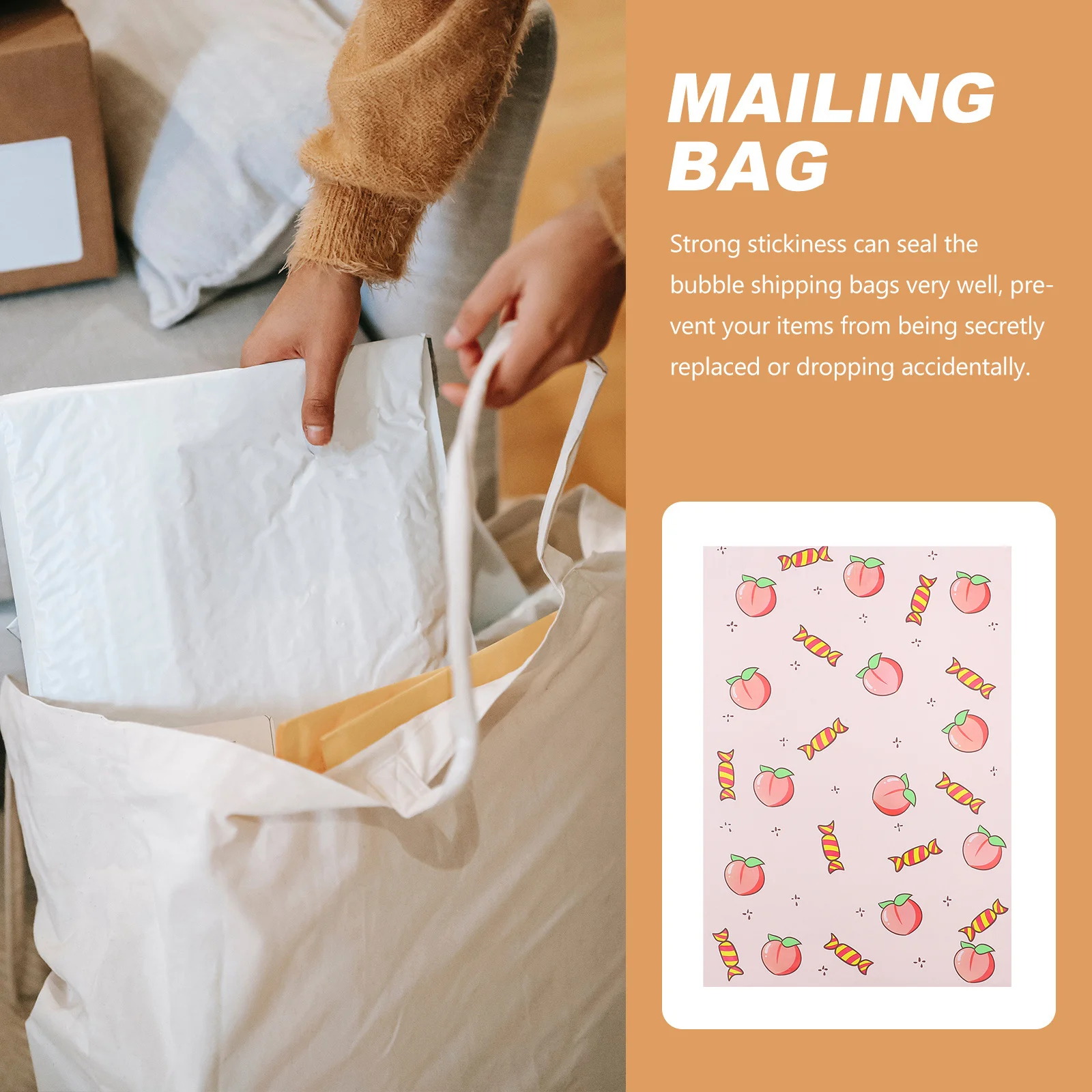 100Pcs Thickened Express Packing Bags Self Sealing Waterproof Shipping Envelopes for Books Clothes Heavy Duty Courier Delivery