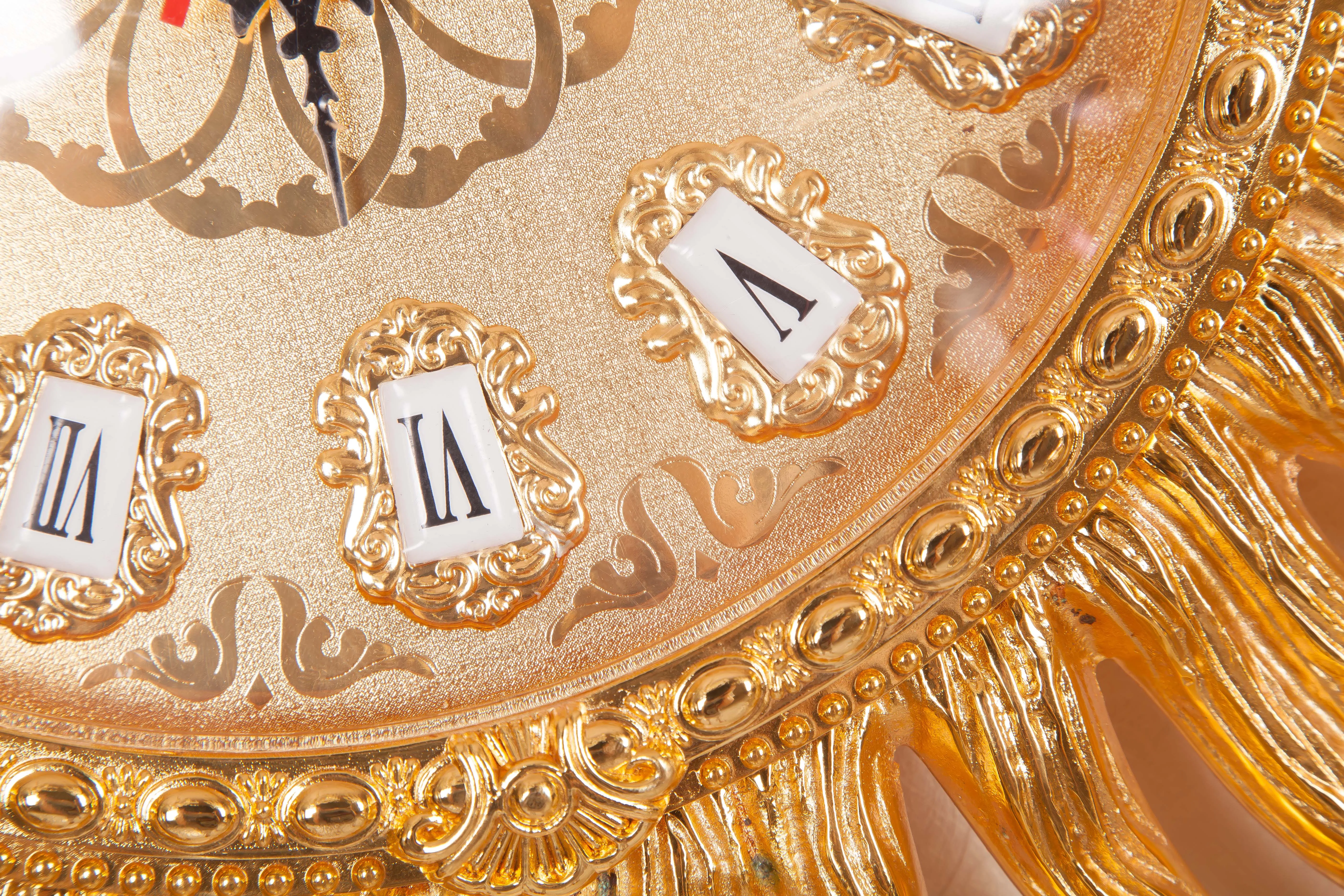 Golden Wall Clocks European St - Luxury Lifestyle Homes recension och pris