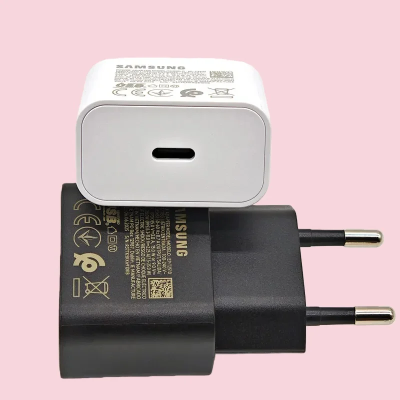 EP-T2510 سامسونج 25 واط الاتحاد الأوروبي شاحن PD سوبر سريع محول الشحن 1/2 متر نوع C كابل ل غالاكسي Z فليب أضعاف 7 6 5 4 3 S25 الترا A25 #2