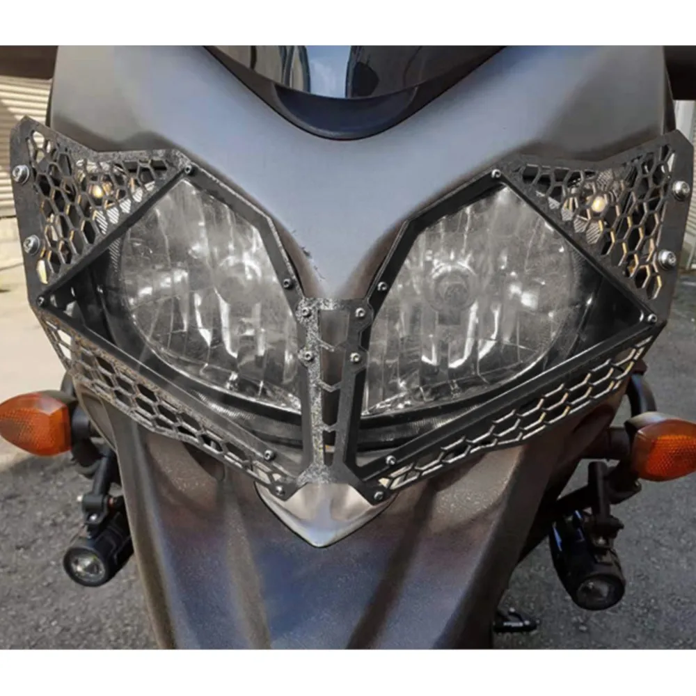 

FOR Suzuki V-Strom 650 VStrom650XT 2012 2013 2014 2015 2016 Motorcycle Accessories Headlight Guard Protector Lens Cover Grill