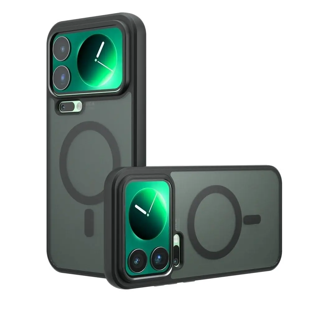 

Совместимый с Xiaomi 17 Pro Max/17 Pro/17 противоударный магнитный чехол, полупрозрачная матовая задняя крышка, полная защита, прочный, устойчив к царапинам