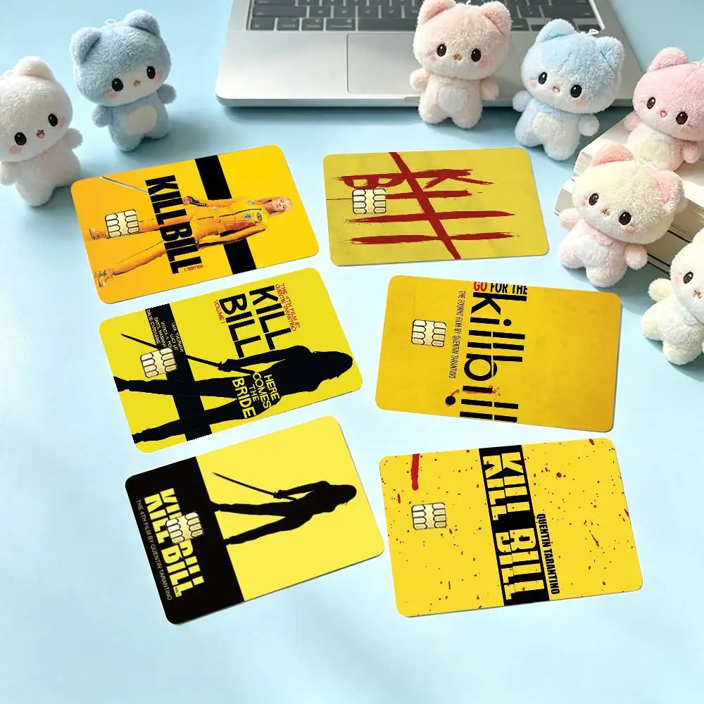 Kill Bill-S M-Movie PC Credit Card HD Stickers Game Card Decal Small Chip Waterproof Sticker Gift