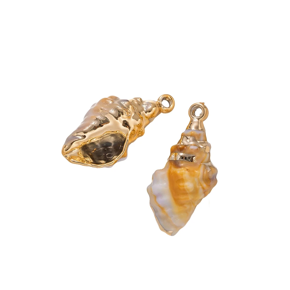 2pcs/Lot Acrylic Shell Pendant Summer Ocean Sea Charms For DIY Necklaces Bracelets Earrings Jewelry Making Supplies Accessories view 6
