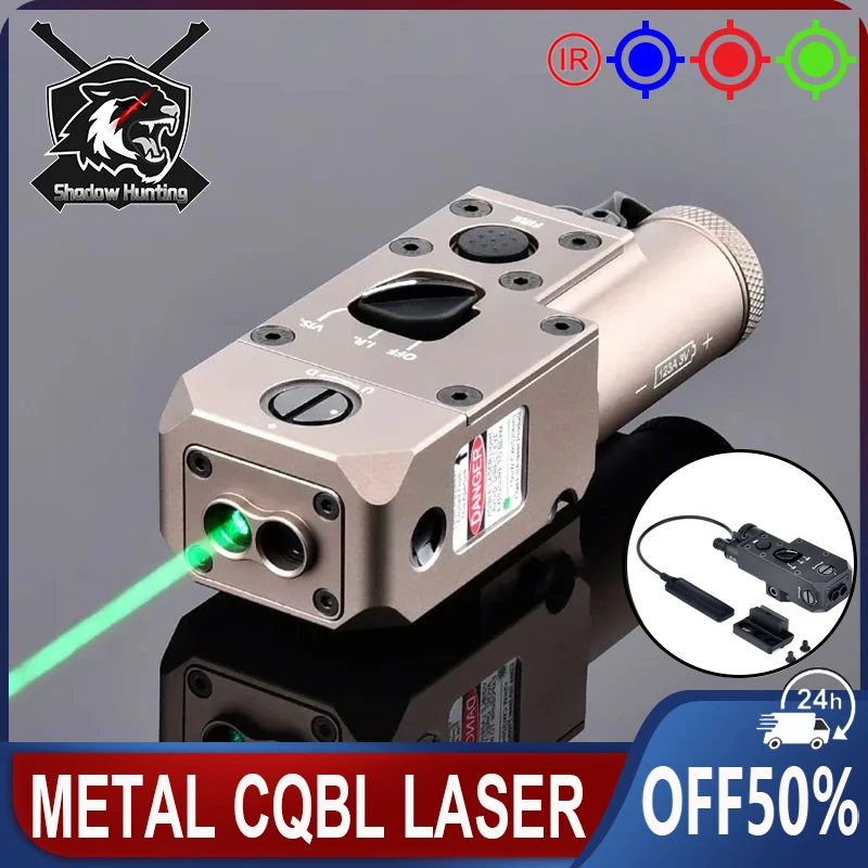 WADSN Airsoft CQBL-1 Red Dot Green Blue IR Indicator Hunting Weapon Light Metal CQBL Sight Scout Lamp Laser Pointer Fit20MM Rail