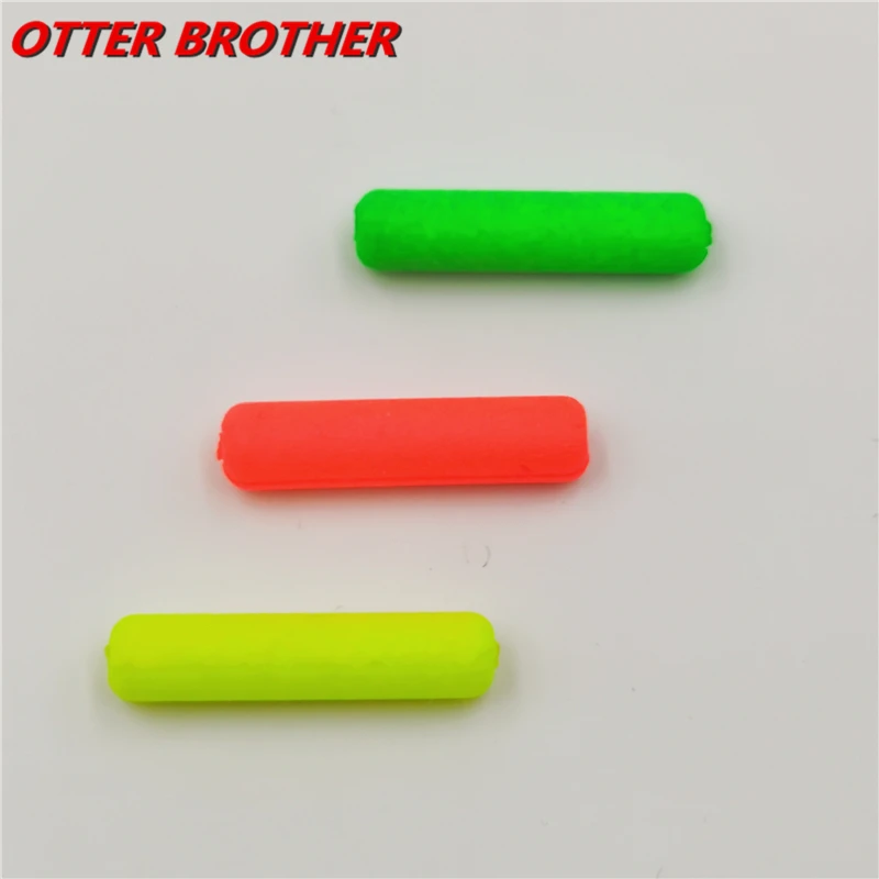 كرة رغوة عائمة خفيفة الوزن ، مؤشر حبات بيضاوية ، حبوب صيد سمك الشبوط ، إكسسوارات سمك بيسكا ، معالجة ، 50: لكل كيس