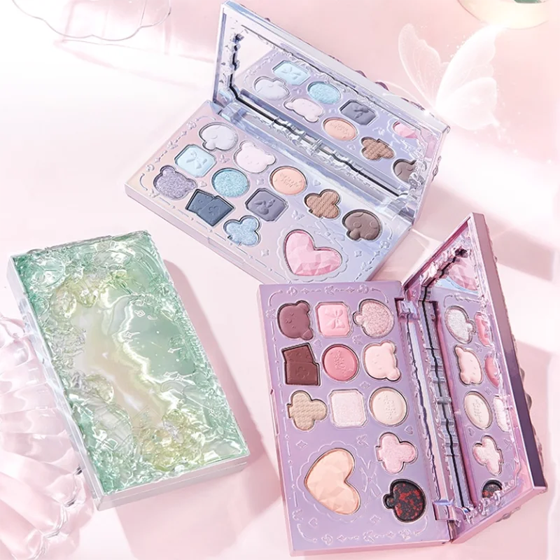 Paleta de sombras de ojos neutras de 12 colores con acabados ultravanecidos y sedosos Maquillaje de ojos de alto pigmento con una fórmula de larga duración