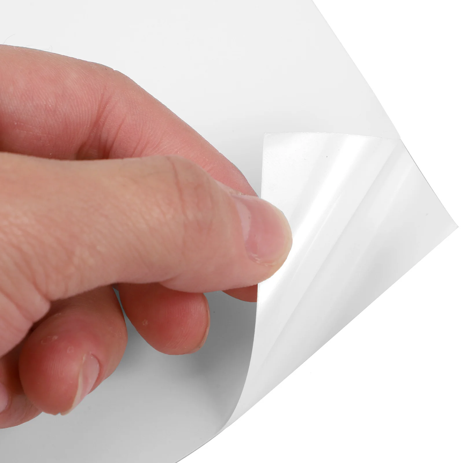 30 Sheets Glossy Vinyl Printable Sticker Paper A4 Size for Labeling Jars Files Shipping Packaging Self Adhesive Sheets